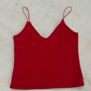 Red Spaghetti Strap Top